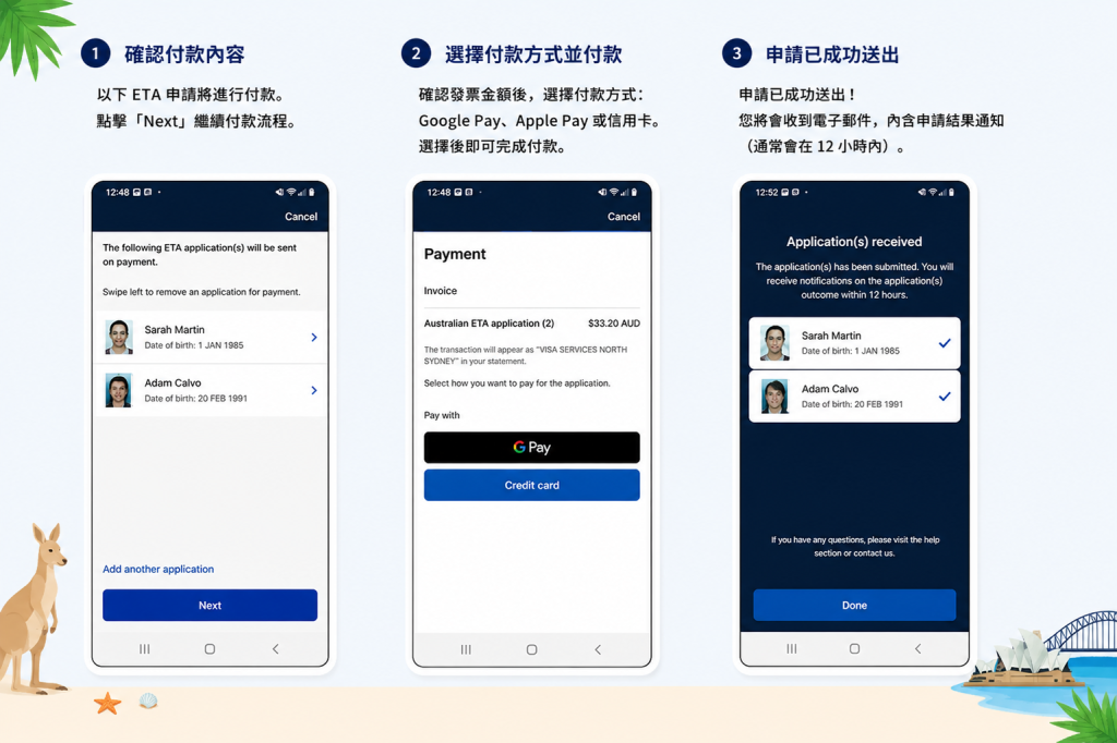 澳洲 ETA申請步驟-GLC鉅霖遊學.
